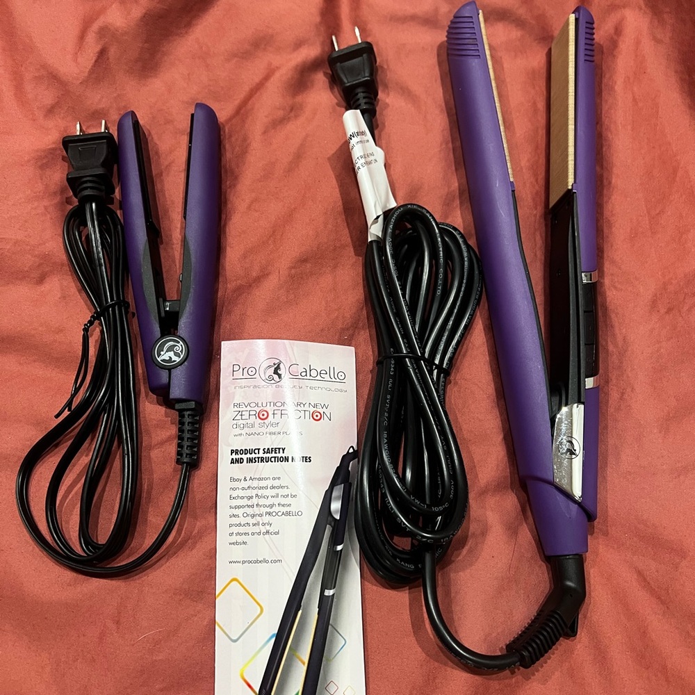 *NWOB* Pro Cabello Purple Hair Styling Tools Combo pack